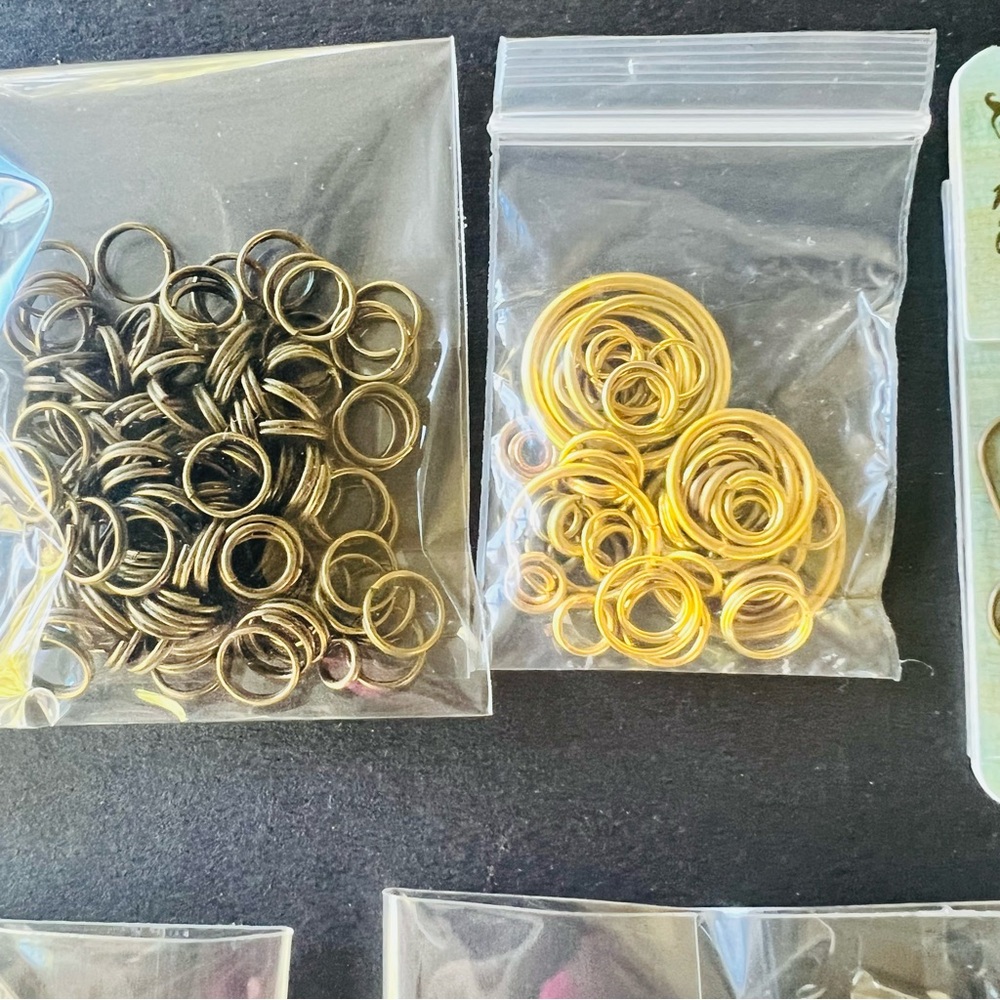 Over 10 Bundles/Jewelry Making Supplies includes Vintaj Brass French ER wires - Picture 3 of 14